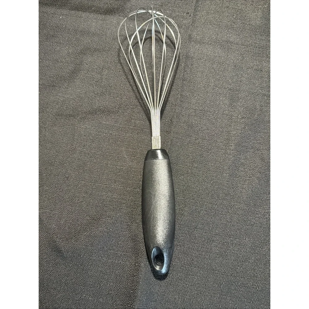 PYREX Accessories Vintage Slotted Spoon, Stainless Steel/Nylon, Black, 13 in